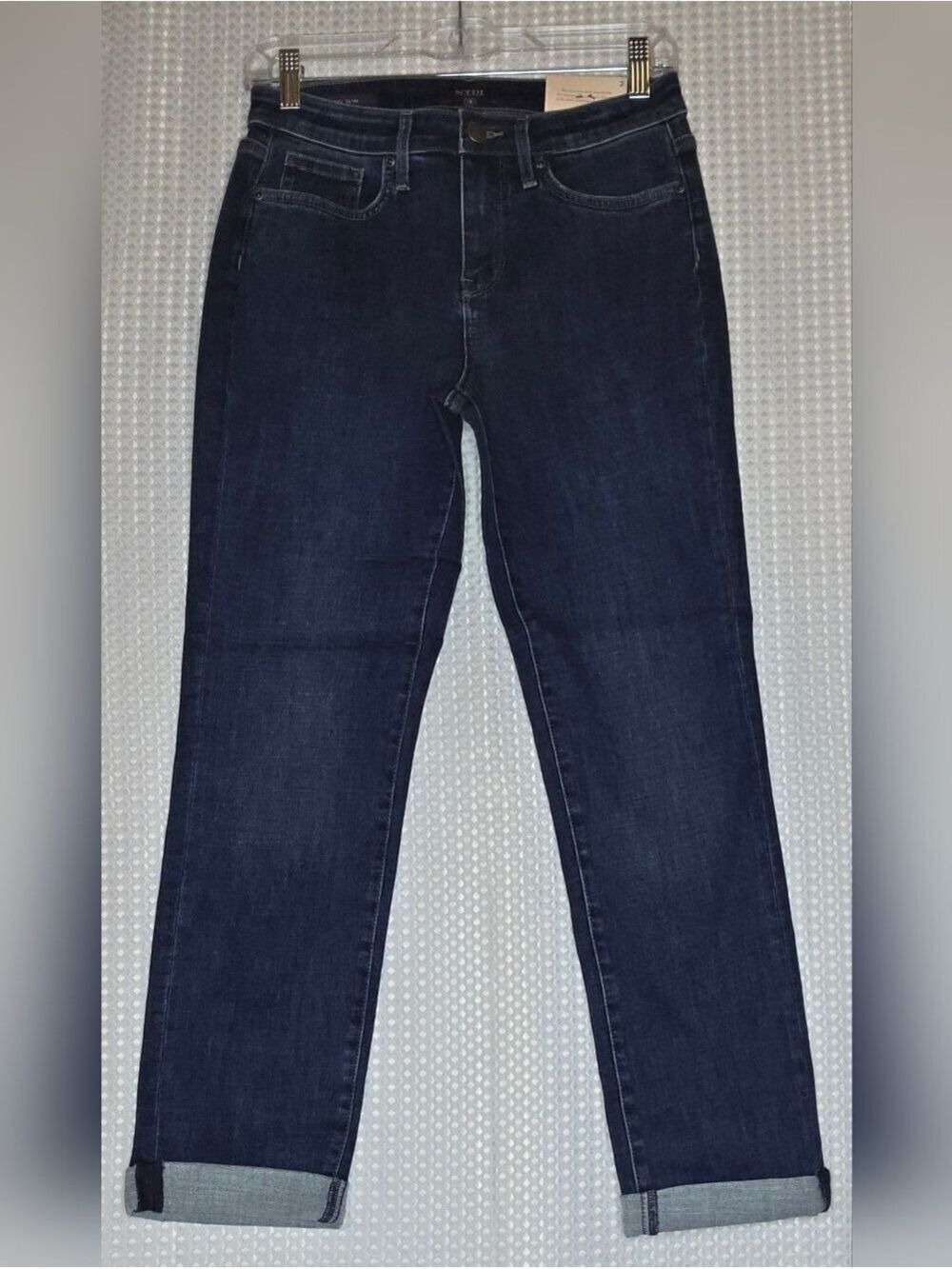 NYDJ Sheri Slim Ankle Jeans Dark Wash NWT Size 2 Lift Tuck - Picture 9 of 11